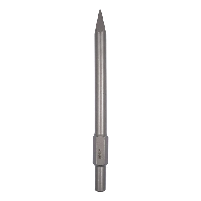 HHW ดอกสกัดปลายแหลม Hex 30 ยาวรวม 400 มม. Hex 30 Point chisel Complete Length 400 mm 10.101659