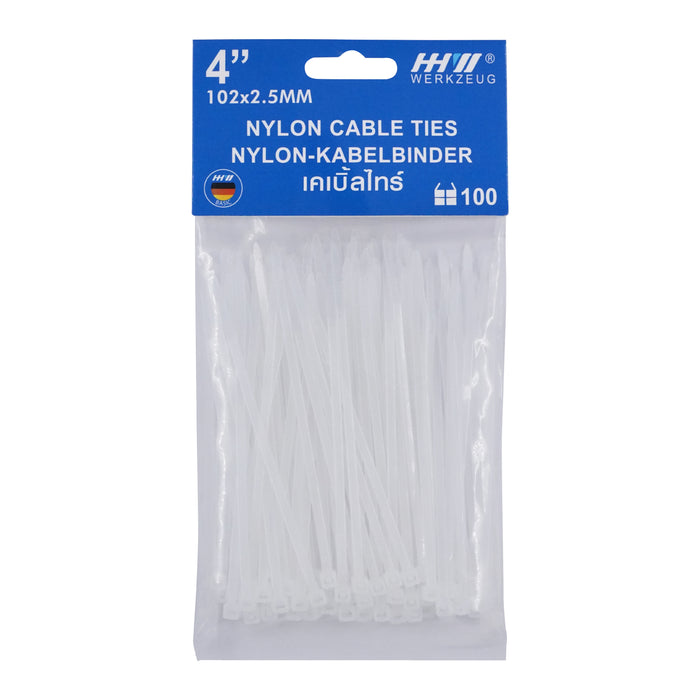 HHW เคเบิ้ลไทร์ 4 นิ้ว Nylon Cable Ties 4" 10.101778