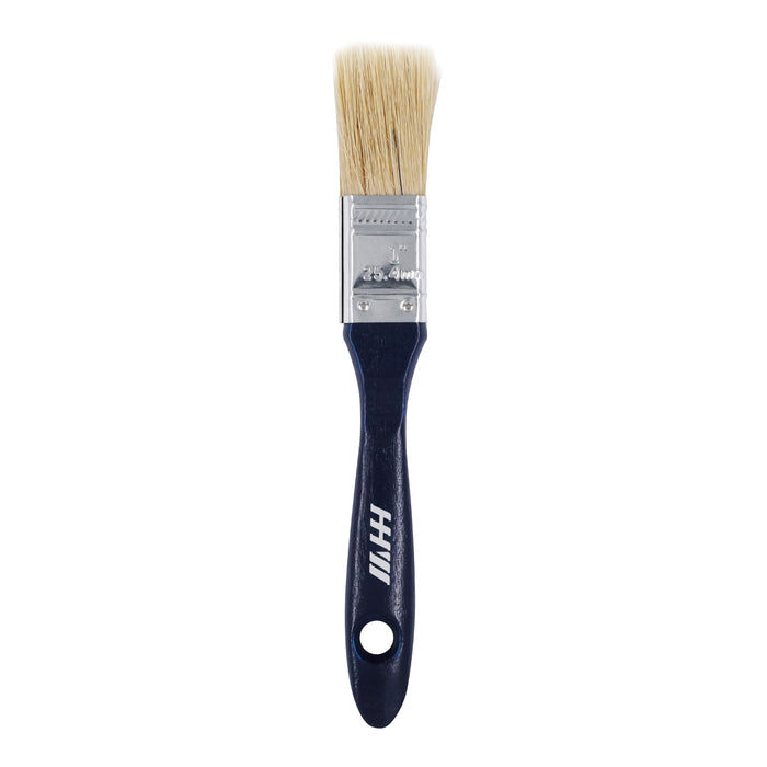 HHW แปรงทาสี ด้ามไม้ 1 นิ้ว Paint brush wooden handle 1" 11.100012