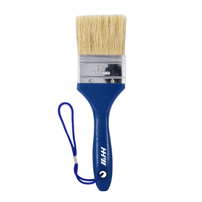 HHW แปรงทาสี ด้ามไม้ 2.5 นิ้ว Paint brush wooden handle 2.5" 11.100015