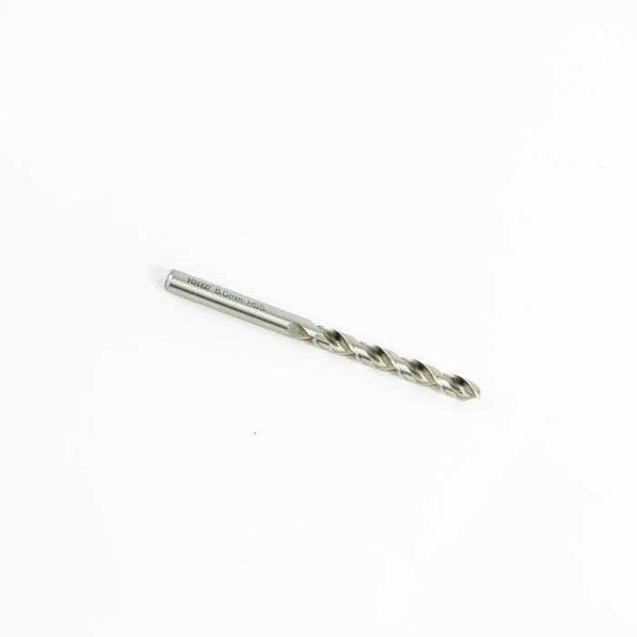 HHW ดอกสว่านเจาะเหล็ก ไฮสปีด ANSI HSS 8.0 มม. Twist drill bit DIN 338 ANSI HSS Size 8.0 mm. 10.100021