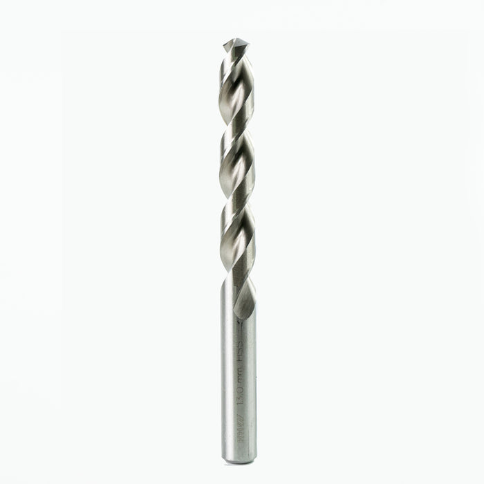 HHW ดอกสว่านเจาะเหล็ก ไฮสปีด ANSI HSS 13.0 มม. Twist drill bit DIN 338 ANSI HSS Size 13.0 mm. 10.100031