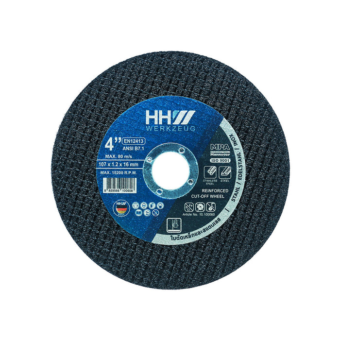 HHW ใบตัดงานก่อสร้าง 4 นิ้ว Cutting Disc Construction 4" 10.100060