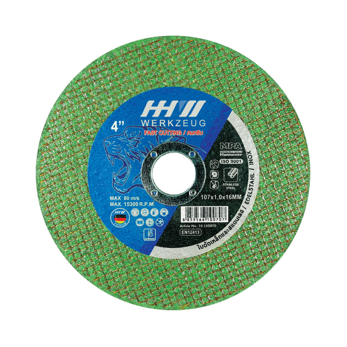 HHW ใบตัดฟาสท์คัท 4 นิ้ว Cutting Disc Fast Cut 4" 10.100070