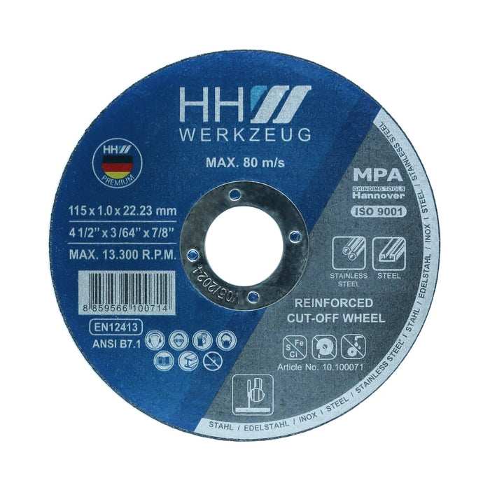 HHW ใบตัดคมกริบ 4.5 นิ้ว Cutting Disc Super Cut 4.5" 10.100071