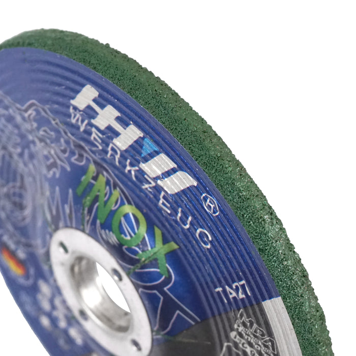 HHW ใบเจียรสแตนเลส ความหนา 6 มม 4 นิ้ว Grinding Wheel INOX Thickness 6 mm 4“ 10.100077