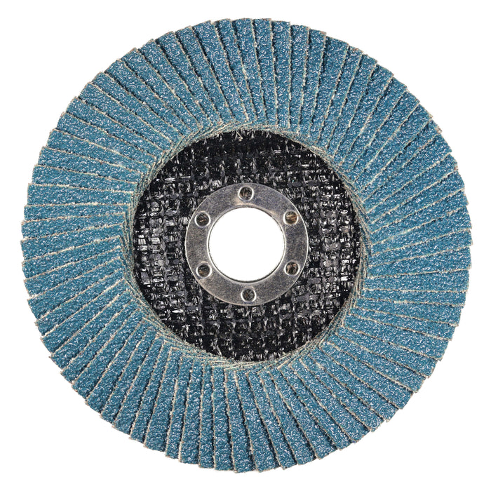 HHW ใบเจียรกระดาษทรายซ้อน หลังแข็ง #80 Hard Top Flap Disc Grit80 10.100742