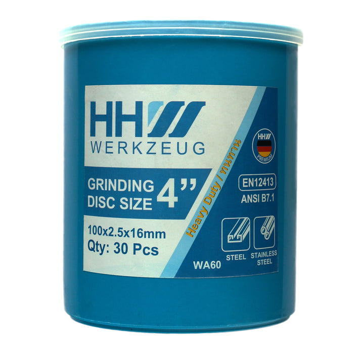 HHW ใบเจียรบางสำหรับเหล็กและสแตนเลส 4 นิ้ว Grinding disc for steel and stainless steel 4 “ 10.100751