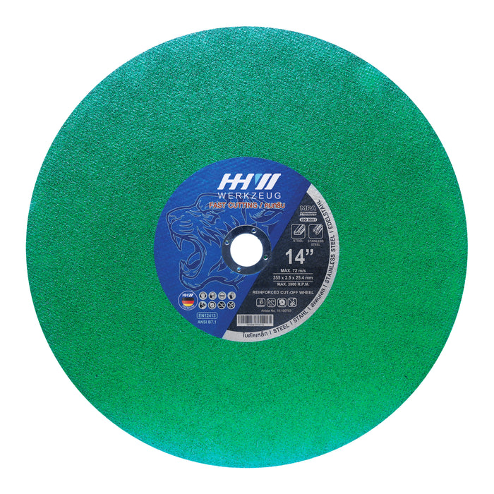 HHW ใบตัดฟาสท์คัท 14 นิ้ว Cutting Disc Fast Cut 14" 10.100753