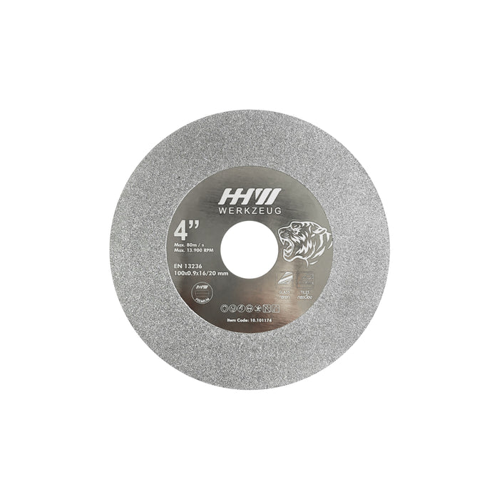 HHW ใบตัดเพชรสำหรับกระจก 4นิ้ว DIAMOND CUTTING DISC FOR GLASS 4” 10.101174