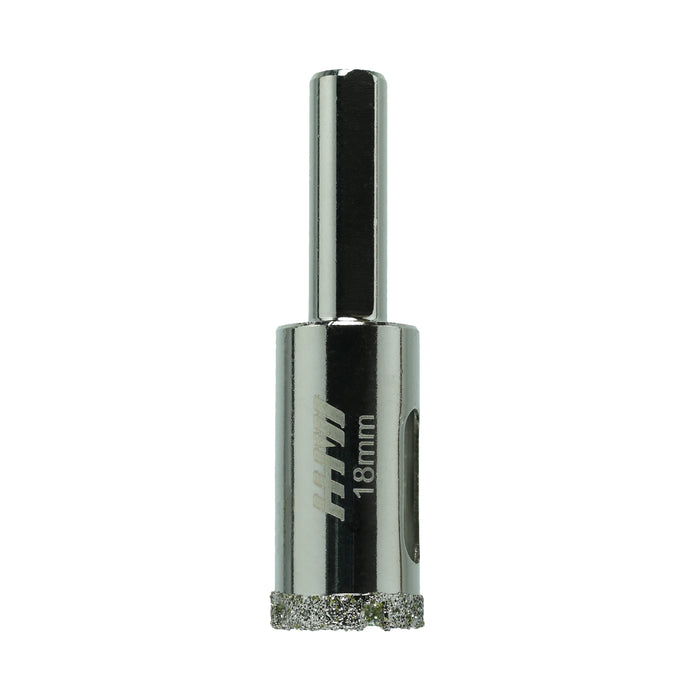 HHW โฮลซอเจาะกระเบื้อง 18.0 มม. Diamond wet core bit Size 18.0 mm. 10.101181