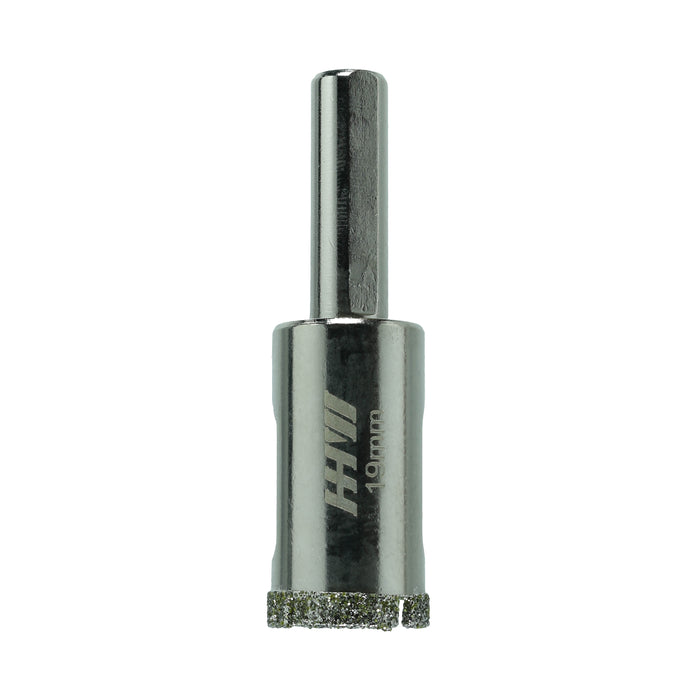 HHW โฮลซอเจาะกระเบื้อง 19.0 มม. Diamond wet core bit Size 19.0 mm. 10.101182