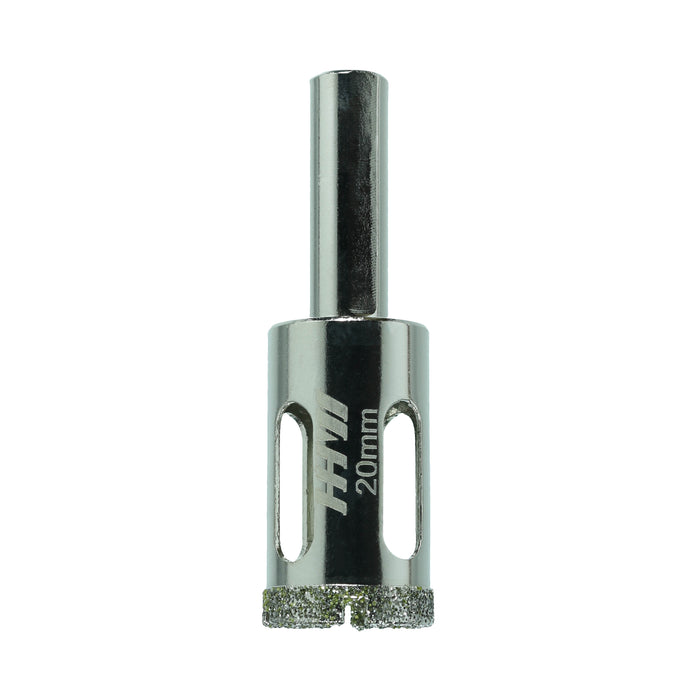 HHW โฮลซอเจาะกระเบื้อง 20.0 มม. Diamond wet core bit Size 20.0 mm. 10.101183