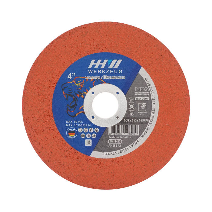 HHW ใบตัดลาวา 4 นิ้ว Cutting Disc Lava Longlife 4" 10.101298