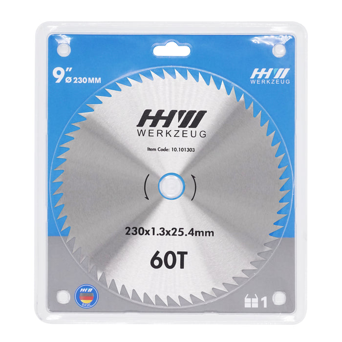 HHW ใบมีดตัดหญ้า 9นิ้ว 60ฟัน GRASS CUTTING BLADE 9" 60T 10.101303