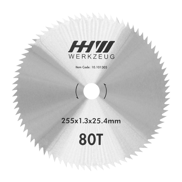 HHW ใบมีดตัดหญ้า 10นิ้ว 80ฟัน GRASS CUTTING BLADE 10" 80T 10.101305