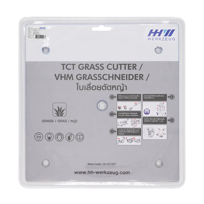 HHW ใบเลื่อยตัดหญ้าTCT 10นิ้ว 40ฟัน TCT GRASS CUTTING BLADE SIZE 10" 40T 10.101307