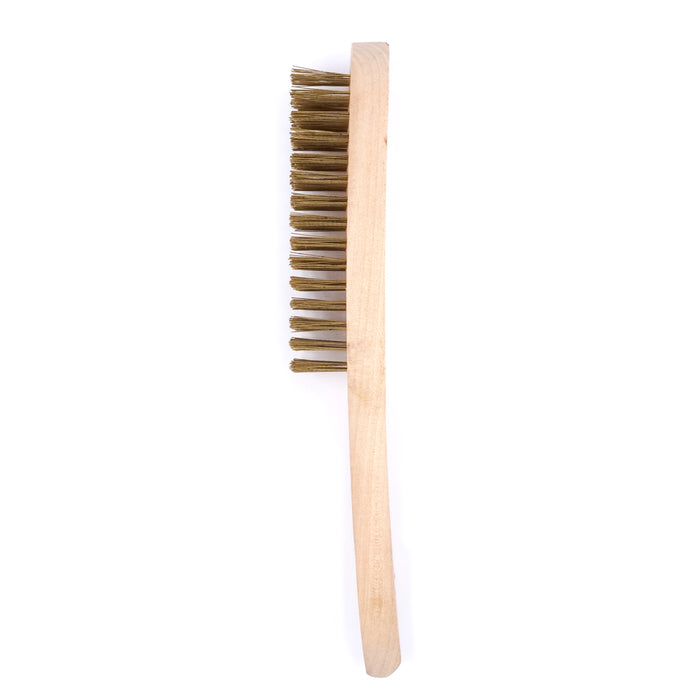 HHW แปรงลวดทองเหลือง (เหล็ก) 4 แถว Wire brush brass coated (Steel) 4 rows 10.101434