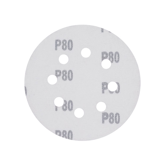 HHW กระดาษทรายกลมหลังสักหลาด 5 นิ้ว เบอร์ 80 Velcro sanding disc 5" Grit 80 10.101447