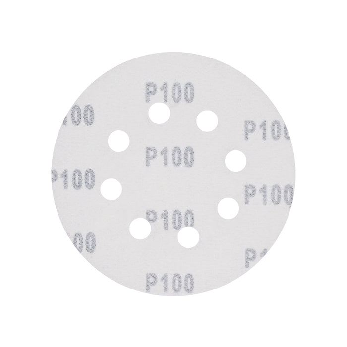 HHW กระดาษทรายกลมหลังสักหลาด 5 นิ้ว เบอร์ 100 Velcro sanding disc 5" Grit 100 10.101448