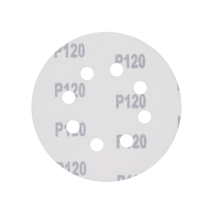 HHW กระดาษทรายกลมหลังสักหลาด 5 นิ้ว เบอร์ 120 Velcro sanding disc 5" Grit 120 10.101449