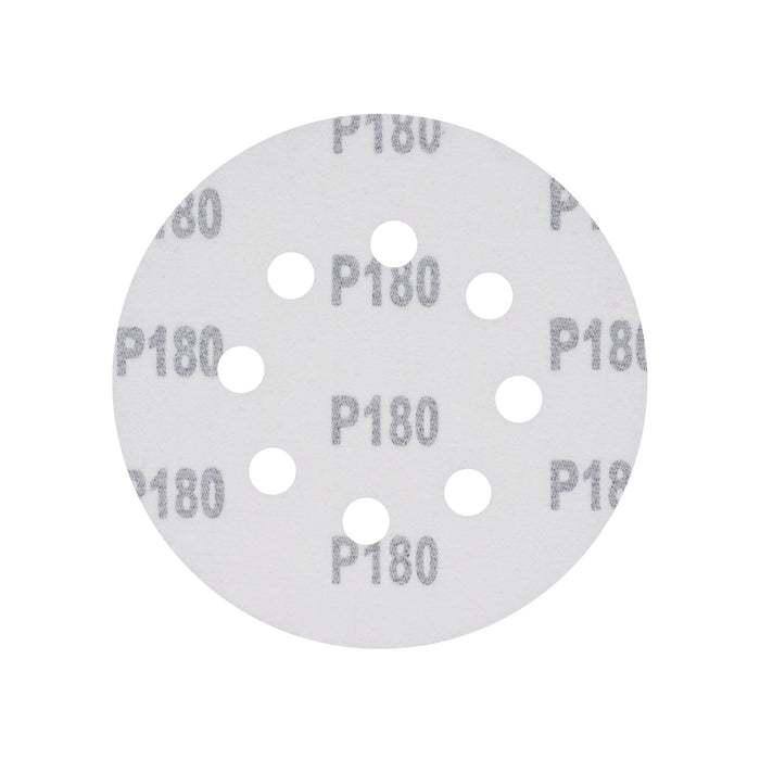 HHW กระดาษทรายกลมหลังสักหลาด 5 นิ้ว เบอร์ 180 Velcro sanding disc 5" Grit 180 10.101450