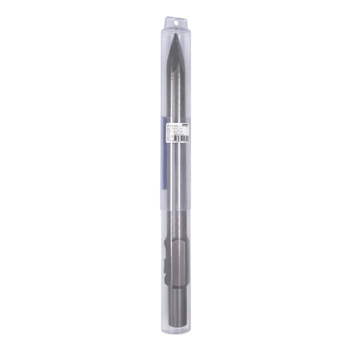 HHW ดอกสกัดปลายแหลม Hex 30 ยาวรวม 400 มม. Hex 30 Point chisel Complete Length 400 mm 10.101659