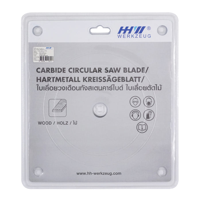 HHW ใบเลื่อยไม้ 9 นิ้ว 100 ฟัน TCT Saw blade wood Size 9" 100T 10.101738