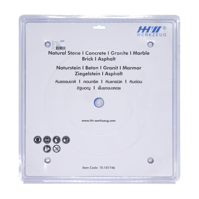 HHW ใบตัดเพชรงานก่อสร้าง 14 นิ้ว Diamond Cutting Discs Construction 14” 10.101746