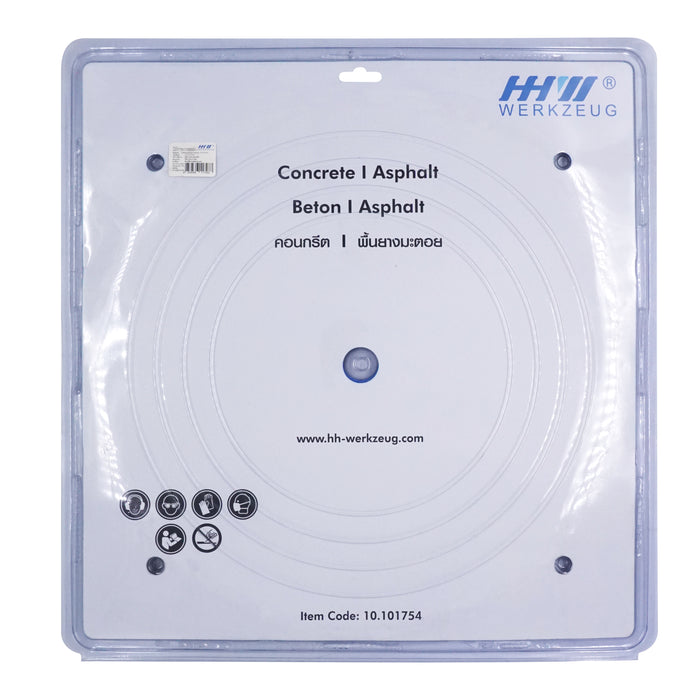 HHW ใบตัดถนน Cutting & Grooving 16 นิ้ว Diamond Cutting Disc Cutting & Grooving 16” 10.101754