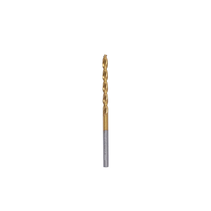 HHW ดอกสว่านเจาะไม้ พรีเมียม 3.0 มม. Precision twist drill bit HSS TIN Size 3.0 mm. 10.101757