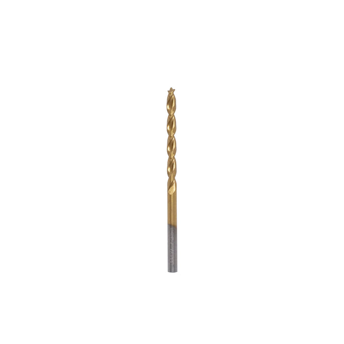 HHW ดอกสว่านเจาะไม้ พรีเมียม 4.0 มม. Precision twist drill bit HSS TIN Size 4.0 mm. 10.101758
