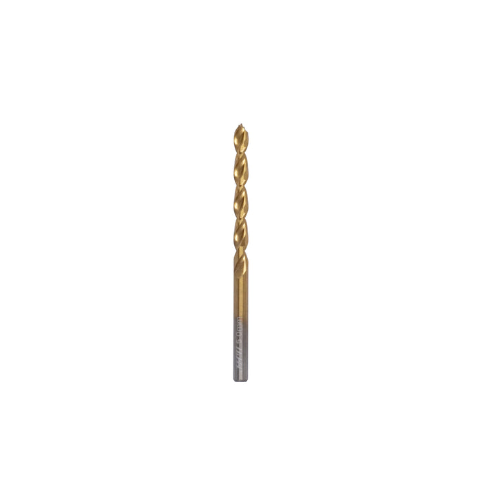 HHW ดอกสว่านเจาะไม้ พรีเมียม 5.0 มม. Precision twist drill bit HSS TIN Size 5.0 mm. 10.101759