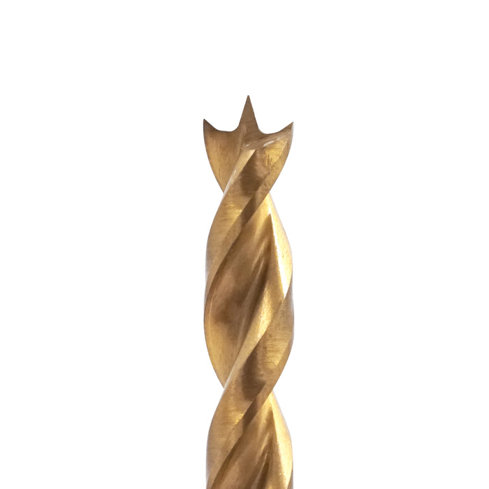 HHW ดอกสว่านเจาะไม้ พรีเมียม 6.0 มม. Precision twist drill bit HSS TIN Size 6.0 mm. 10.101760