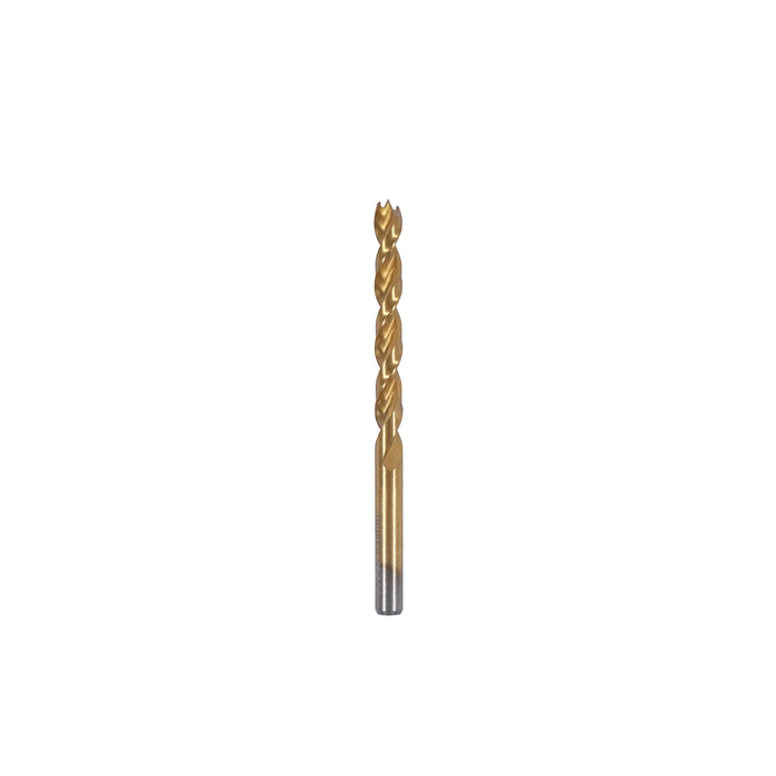 HHW ดอกสว่านเจาะไม้ พรีเมียม 8.0 มม. Precision twist drill bit HSS TIN Size 8.0 mm. 10.101762