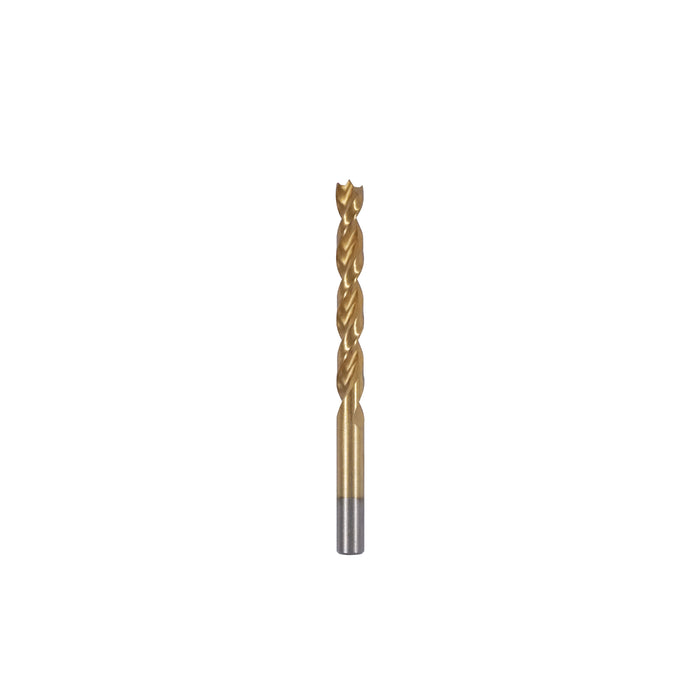 HHW ดอกสว่านเจาะไม้ พรีเมียม 10.0 มม. Precision twist drill bit HSS TIN Size 10.0 mm. 10.101764