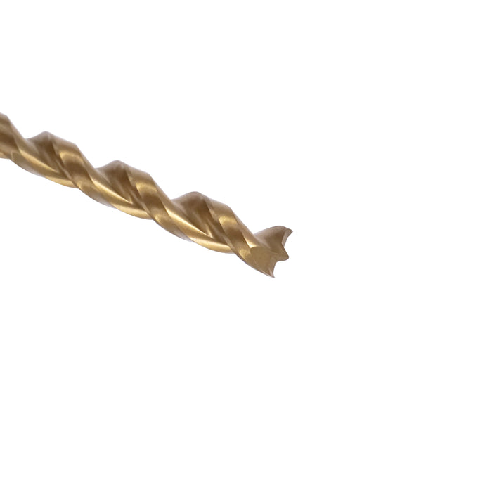 HHW ดอกสว่านเจาะไม้ พรีเมียม 10.0 มม. Precision twist drill bit HSS TIN Size 10.0 mm. 10.101764