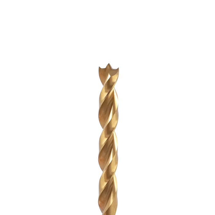HHW ดอกสว่านเจาะไม้ พรีเมียม 12.0 มม. Precision twist drill bit HSS TIN Size 12.0 mm. 10.101766