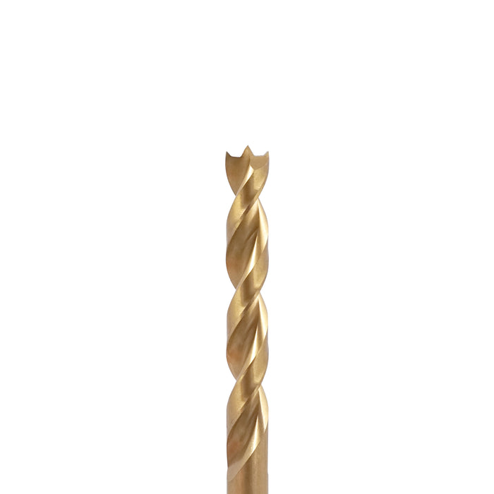HHW ดอกสว่านเจาะไม้ พรีเมียม 13.0 มม. Precision twist drill bit HSS TIN Size 13.0 mm. 10.101767