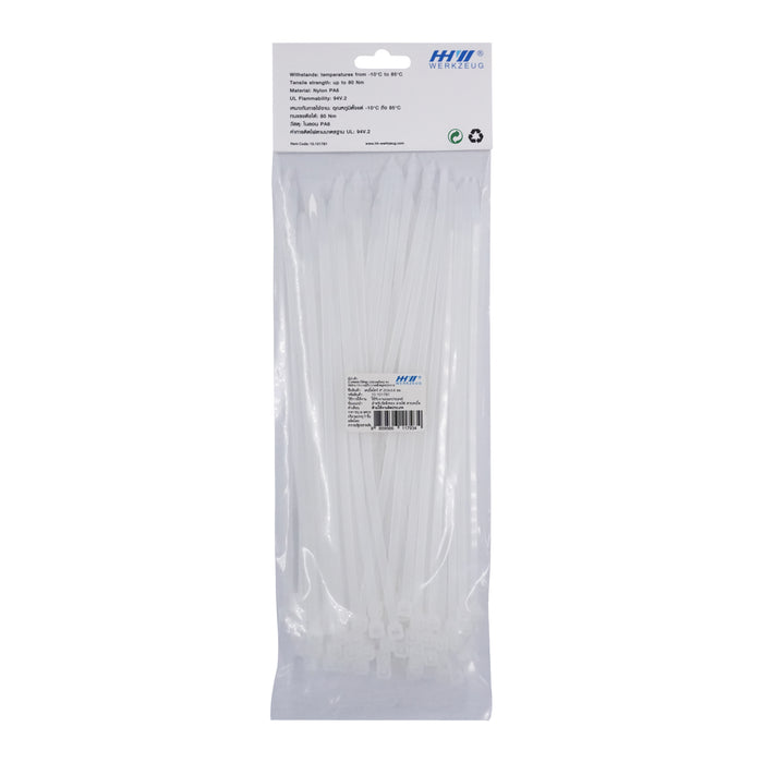 HHW เคเบิ้ลไทร์ 8 นิ้ว Nylon Cable Ties 8" 10.101781