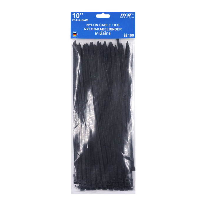 HHW เคเบิ้ลไทร์ 12 นิ้ว (สีดำ) Nylon Cable Ties 12" (Black) 10.101795