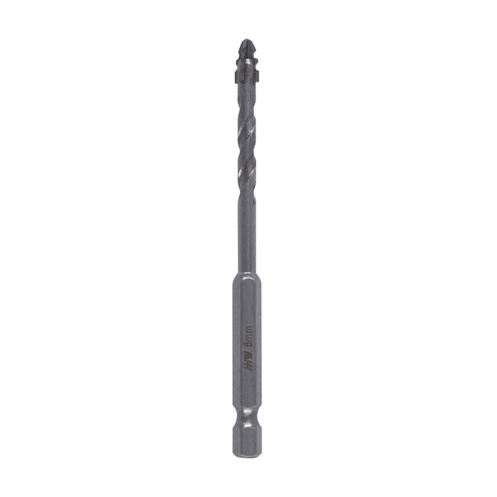 HHW ดอกสว่านคาร์ไบด์ มัลติ 6.0 มม Carbide Multi Function Drill Cross TIP 6.0 mm 10.101815