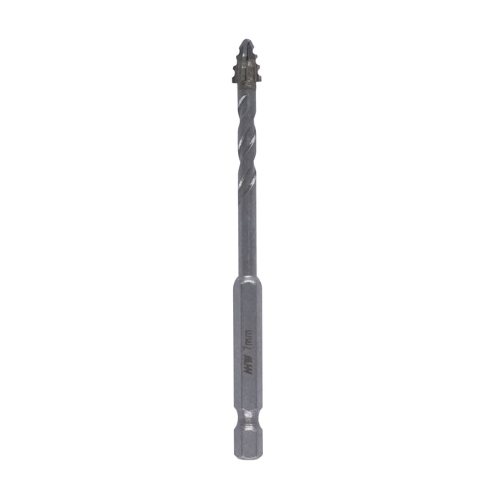 HHW ดอกสว่านคาร์ไบด์ มัลติ 7.0 มม Carbide Multi Function Drill Cross TIP 7.0 mm 10.101817