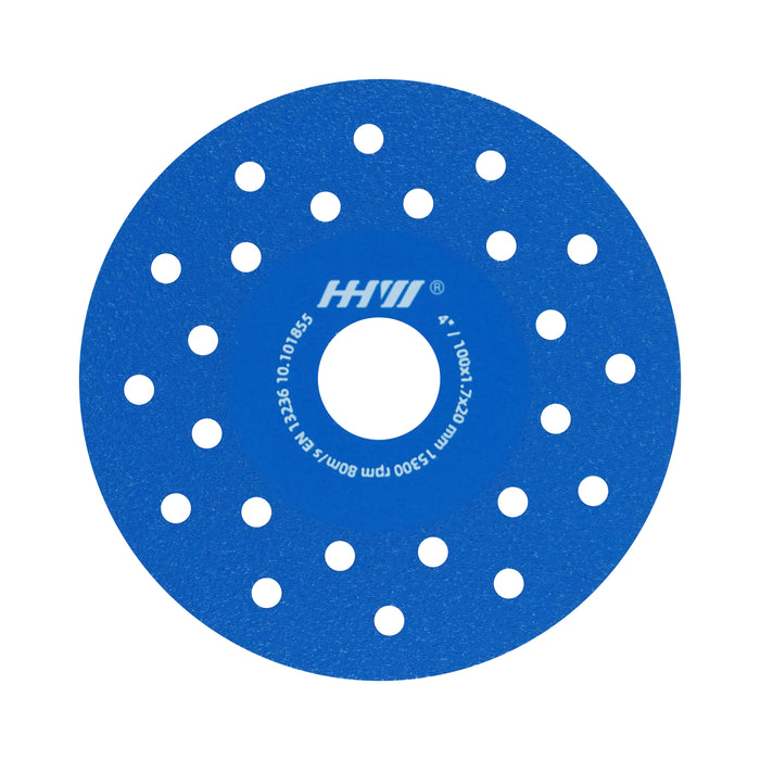 HHW ใบเพชรตัด-เจียร BLUE MAX 4 นิ้ว Diamond Cutting & Grinding Disc BLUE MAX 4" 10.101855
