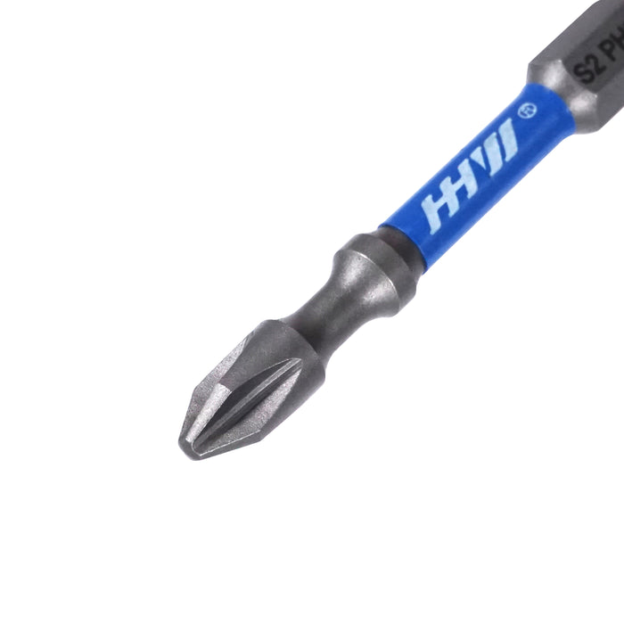 HHW ดอกไขควงแฉก ร่องคู่ ขนาด 65 มม PH2 Double Groove Magnetic Screwdriver Bit Size 65 mm 10.101868