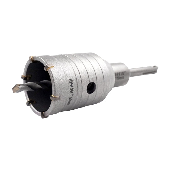 HHW โฮลซอเจาะคอนกรีต 32 มม TCT Hammer Core Bit SDS PLUS Size 32 mm. 10.102285