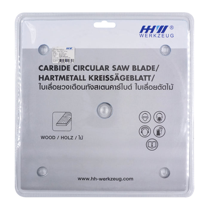HHW ใบเลื่อยไม้ 10 นิ้ว 80 ฟัน TCT Saw blade wood 10" 80T 10.102297