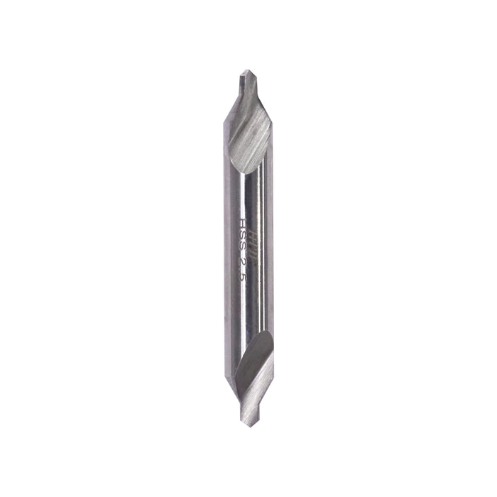 HHW ดอกนำศูนย์ HSS DIN 333 Form A 2.50x6.30 มม Center Drill HSS DIN 333 Form A 2.50x6.30 mm 10.102304
