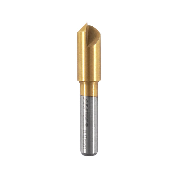 HHW ดอกเคาเตอร์ซิงค์ฟันเดี่ยว ขนาด 6.0 มม Counter Sink 90° DIN 335C TIN Size 6.0 mm 10.102317