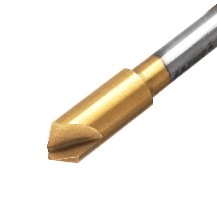 HHW ดอกเคาเตอร์ซิงค์ฟันเดี่ยว ขนาด 6.0 มม Counter Sink 90° DIN 335C TIN Size 6.0 mm 10.102317